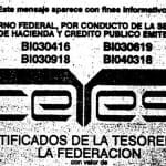 Cetes a 28 días suben en 3.72%